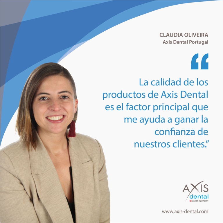 Axis Dental y su red de distribución global entrevista con Claudia Oliveira (Portugal) AXIS