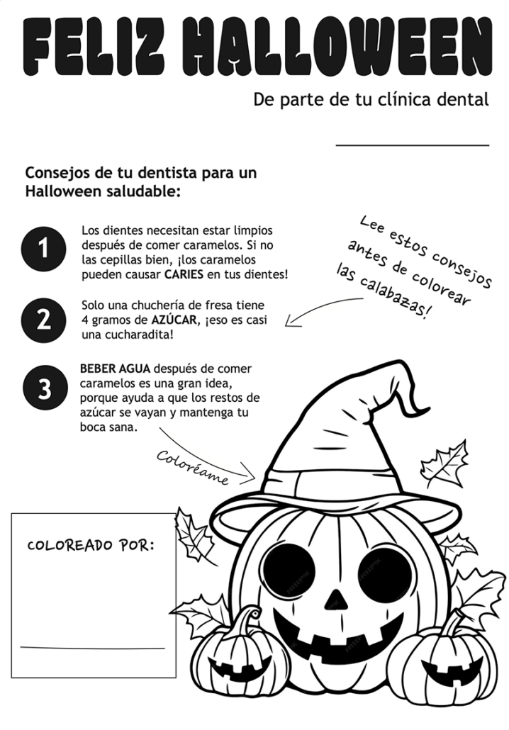 Colorear Halloween niños